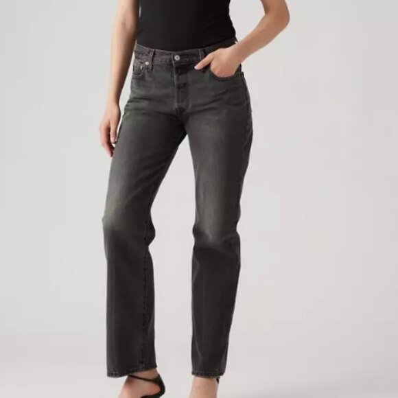 NWT Levi's 501 '90s Jean in Stitch School Black - Picture 4 of 9